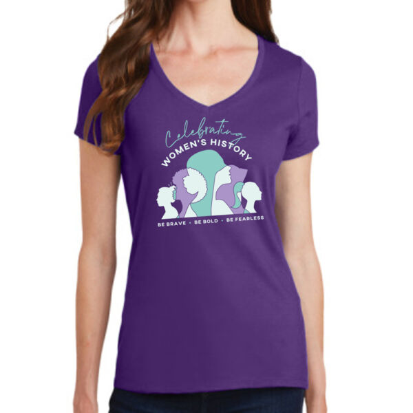 Ladies Fan Favorite V Neck Tee Thumbnail